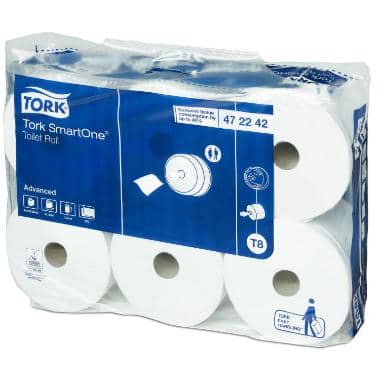 Tork Toiletpapir T8 SmartOne Advanced 207m 2-lags 6 ruller