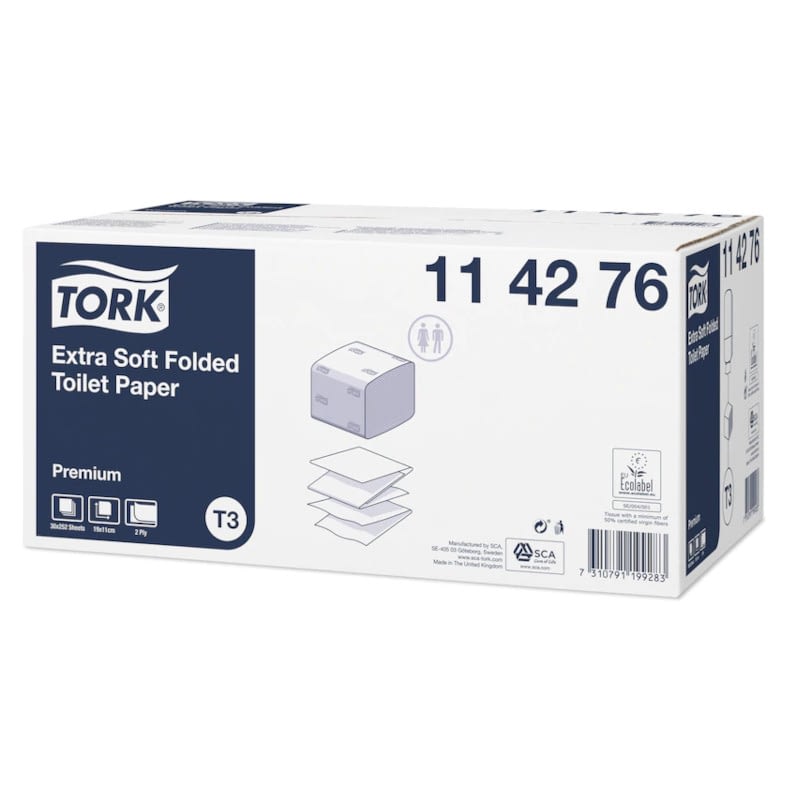 Tork Toiletpapir T3 Premium 2-lags 7560ark