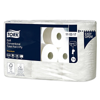 Tork Toiletpapir T4 Premium 34m 3-lags 42 ruller